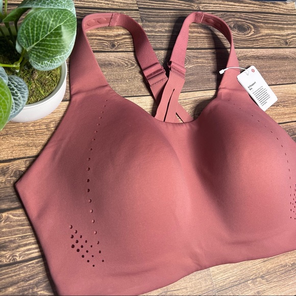 Lululemon AirSupport Bra Size 36DDD NWT Brier Rose/Pink Puff (High Support) - Picture 2 of 13
